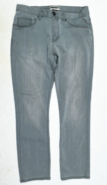 Travis Mathew Jeans Mens 34x31 Gray Lightweight Stretch Straight Leg Slim Fit